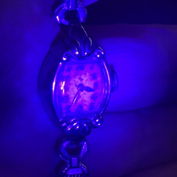 Antique Elgin wind Watch Art Deco MCM Speidel RGP mesh band 1920's Vintage Gold - Picture 9 of 10